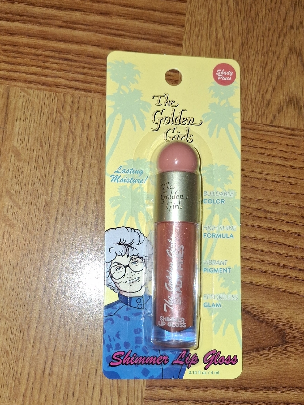 The Golden Girls Shimmer Lip Gloss Sophia - Shady Pines Pink